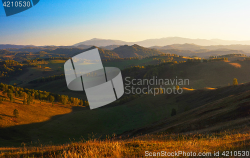 Image of Beauty dawn in the mountains