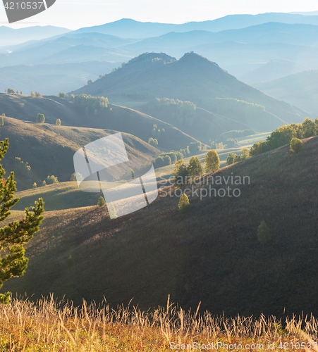 Image of Beauty dawn in the mountains