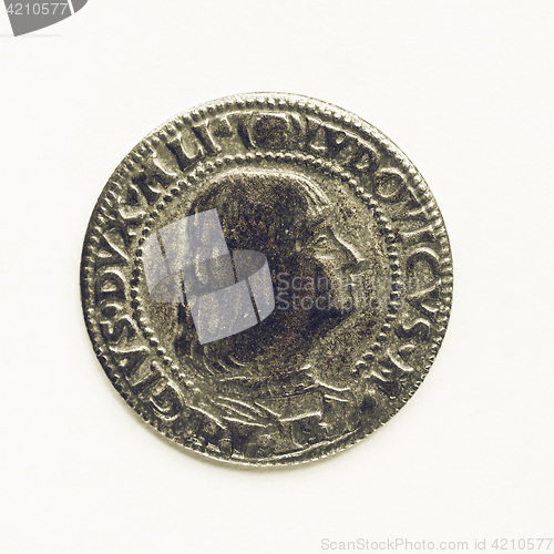 Image of Vintage Old Roman coin