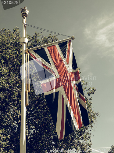 Image of Vintage looking UK Flag