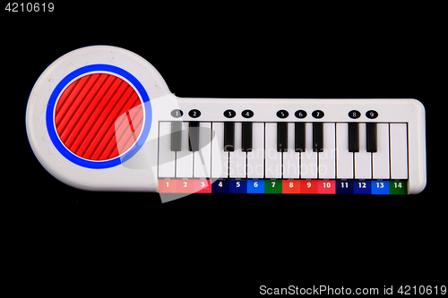 Image of color piano toy
