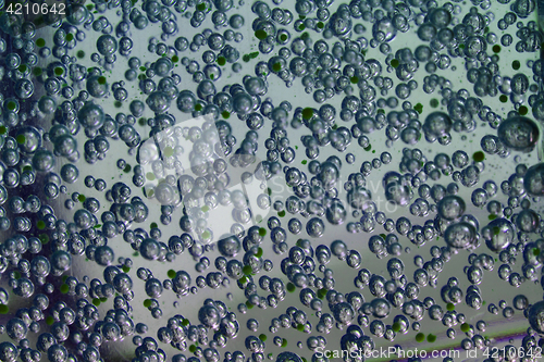 Image of water oxygen bubbles texture