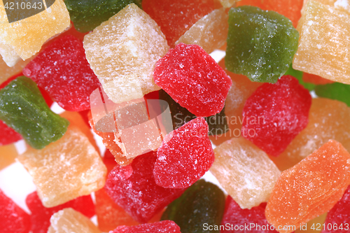 Image of color fruits candy