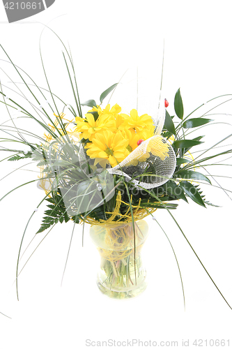 Image of fresh yellow flowers 