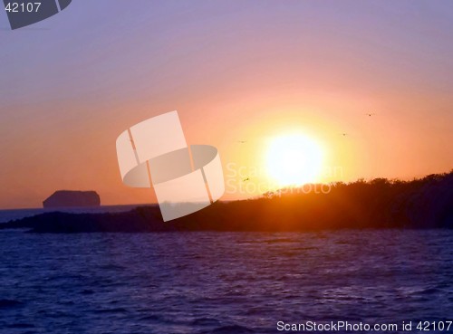 Image of Galapagos Sunset