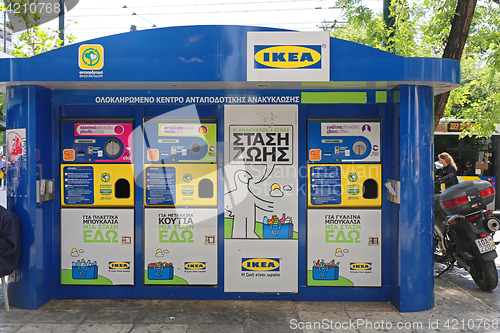 Image of Ikea Kiosk Recycling