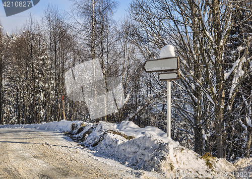 Image of Road in Winter