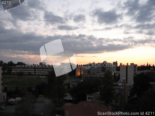 Image of City clouds. Nicosia. Cyprus