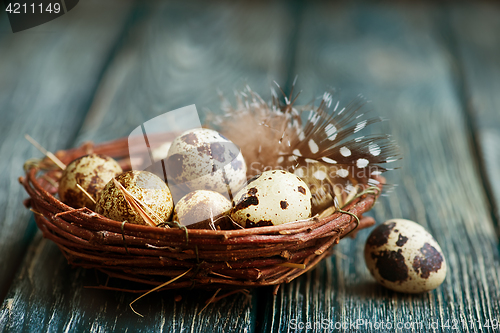 Image of quail eggs