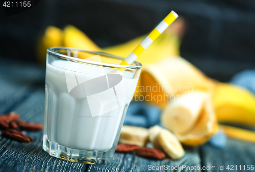 Image of banana yogurt