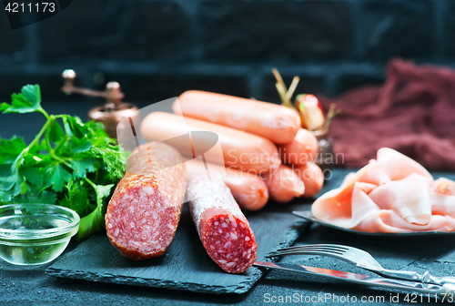 Image of mix sausages