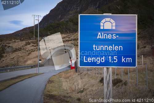 Image of Alnes Tunnel