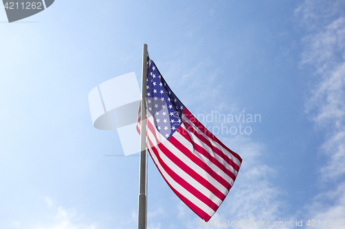 Image of Flag of United States on a flagpole