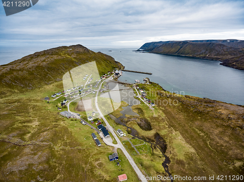 Image of North Cape (Nordkapp) aerial photography,