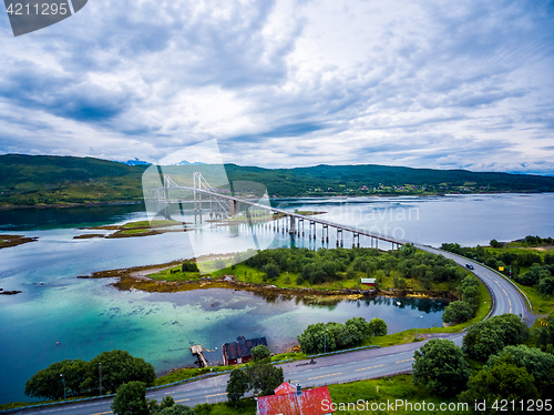 Image of Tjeldsundbrua bridge in Norway