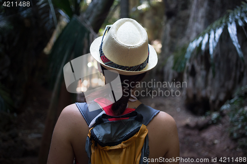 Image of Photo of woman in hat