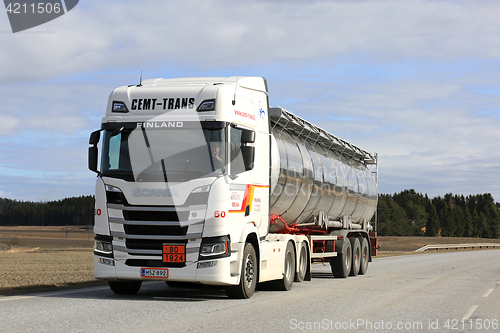 Image of Next Generation Scania Semi Tanker ADR Transport 