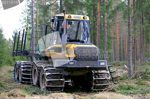 Image of Ponsse Elk Forest Forwarder Close Up