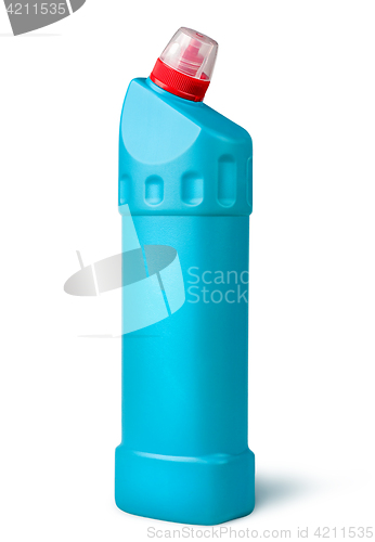 Image of Disinfectant in a plastic bottle rotated