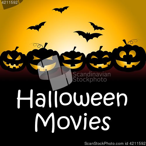 Image of Halloween Movies Represents Trick Or Treat And Film