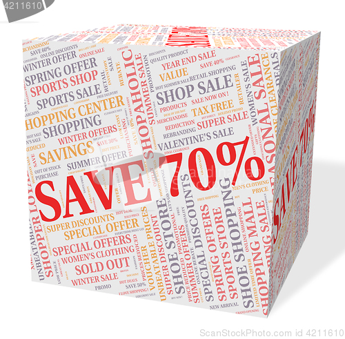 Image of Seventy Percent Off Shows Discounts Sale And Sales