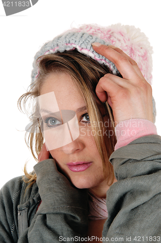 Image of Portrait of young woman.