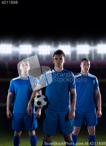 Image of soccer players team