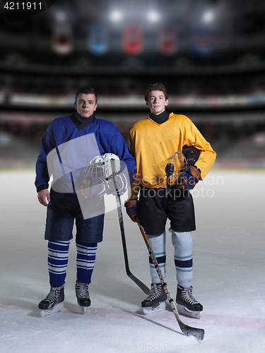 Image of ice hockey sport players