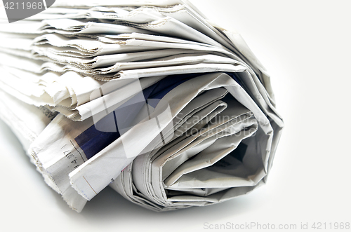 Image of Roll of newspapers