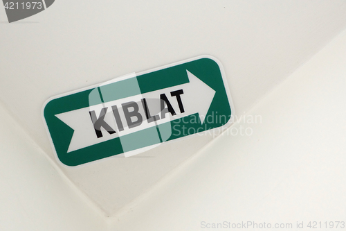 Image of Kiblat Directional Sign