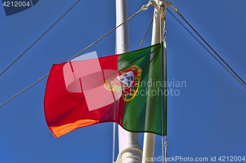 Image of The flag of portugal