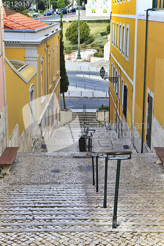 Image of Old stairs in Lisbon  