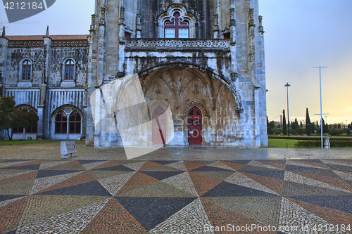Image of Jeronimo monastery in lisbon, portugal . unesco world heritage s