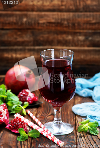 Image of pomegranate juice