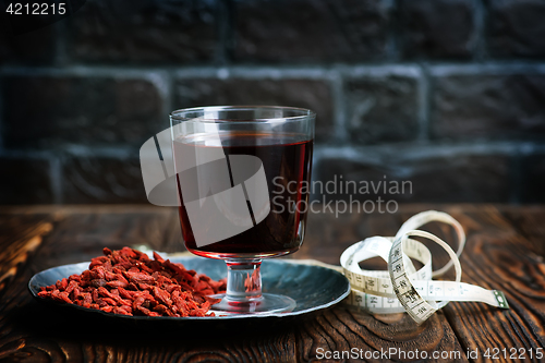 Image of goji and drink
