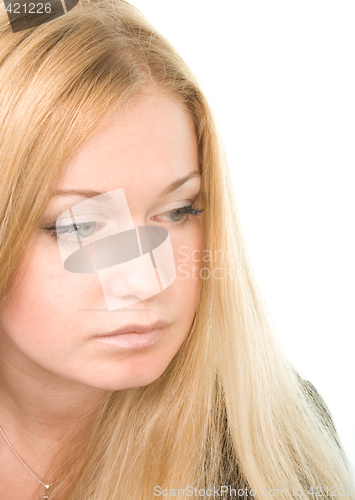 Image of sad woman