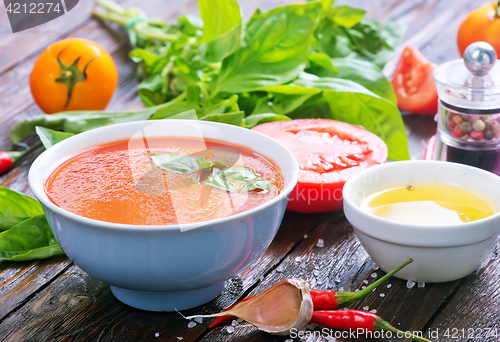 Image of tomato soup