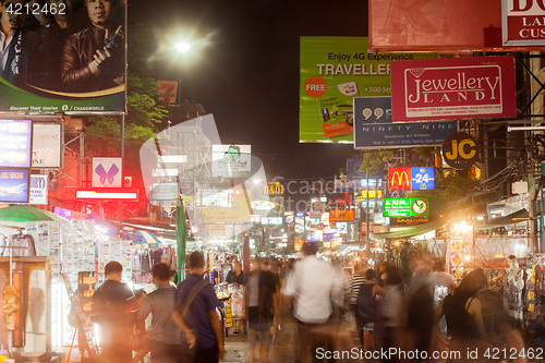 Image of Signs along Khao San Road