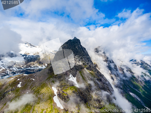 Image of Beautiful Nature Norway aerial photography.