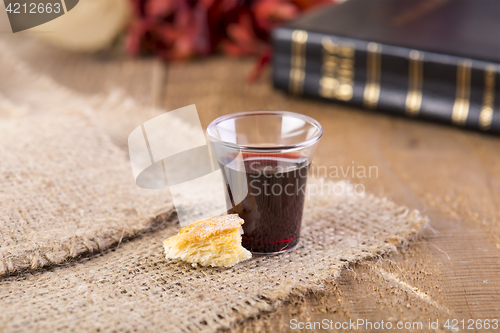 Image of Taking Communion