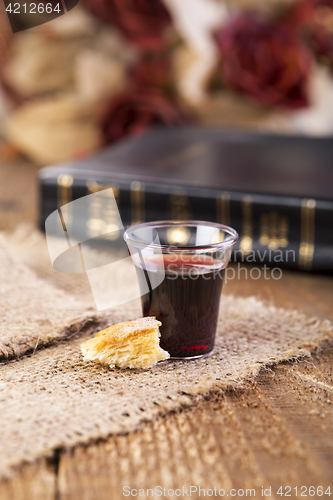 Image of Taking Communion