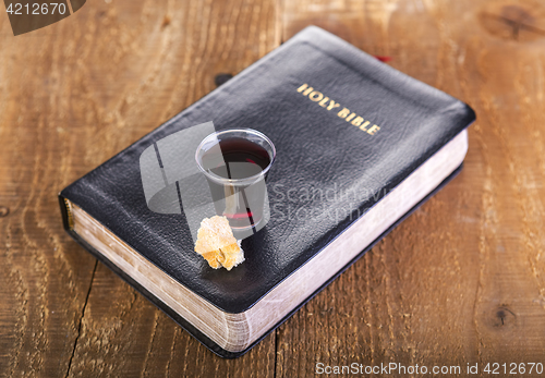 Image of Taking Communion