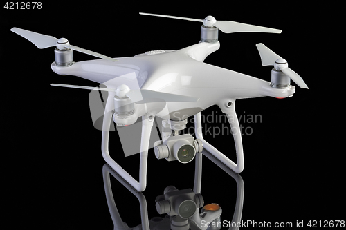 Image of studio photo of a drone aircraft