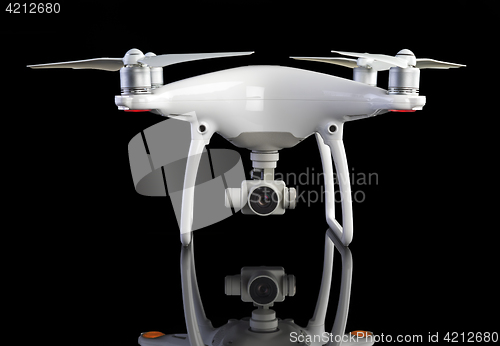 Image of Studio photo of a drone aircraft