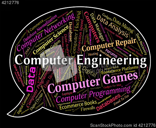 Image of Computer Engineering Indicates Connection Computers And Internet