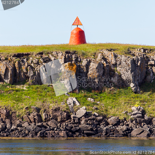 Image of Cute little red lighthouse