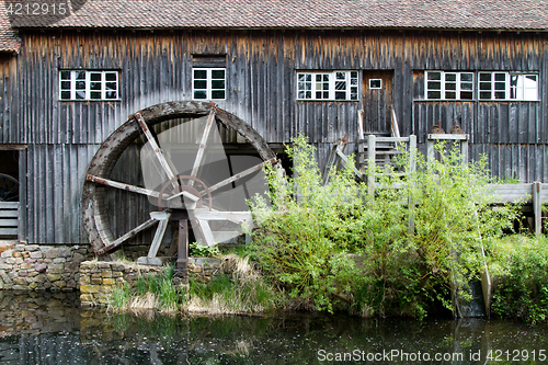 Image of Water mill at the ecomusee in Alsace