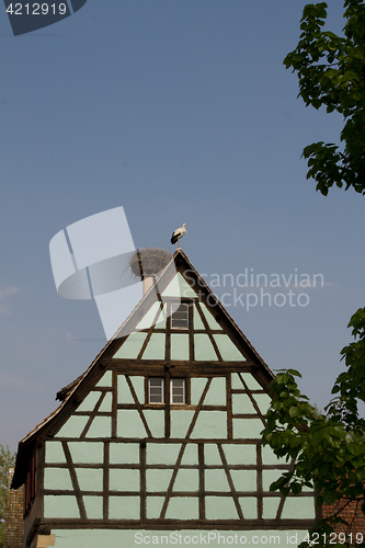 Image of Half timbered house at the ecomusee in Alsace