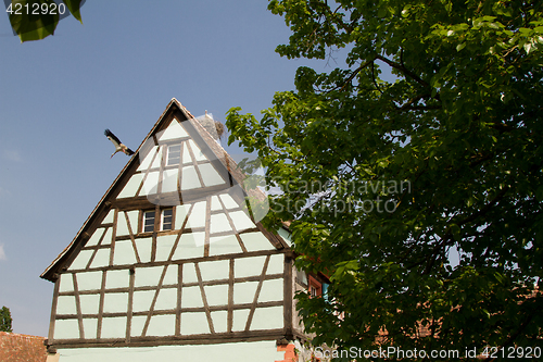 Image of Half timbered house at the ecomusee in Alsace