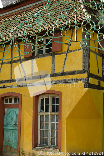 Image of Half timbered house at the ecomusee in Alsace